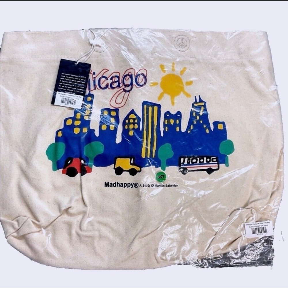 Madhappy Chicago Canvas Tote Bag